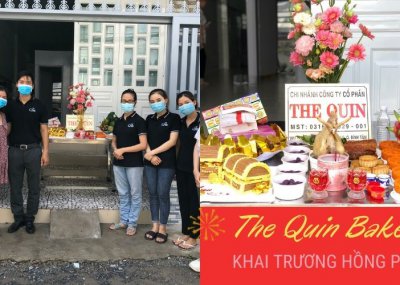 Chúc mừng The Quin Bakery khai trương chi nhánh mới Quận Bình Tân